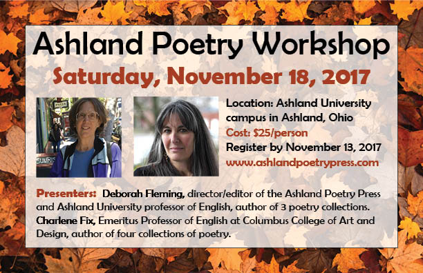 Fall Poetry Workshop Set for November 18